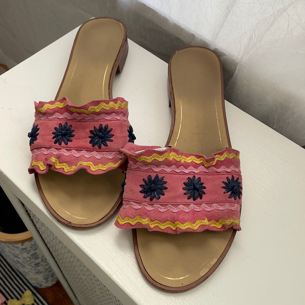 1901 - Colorful Sandal Slides in Pink